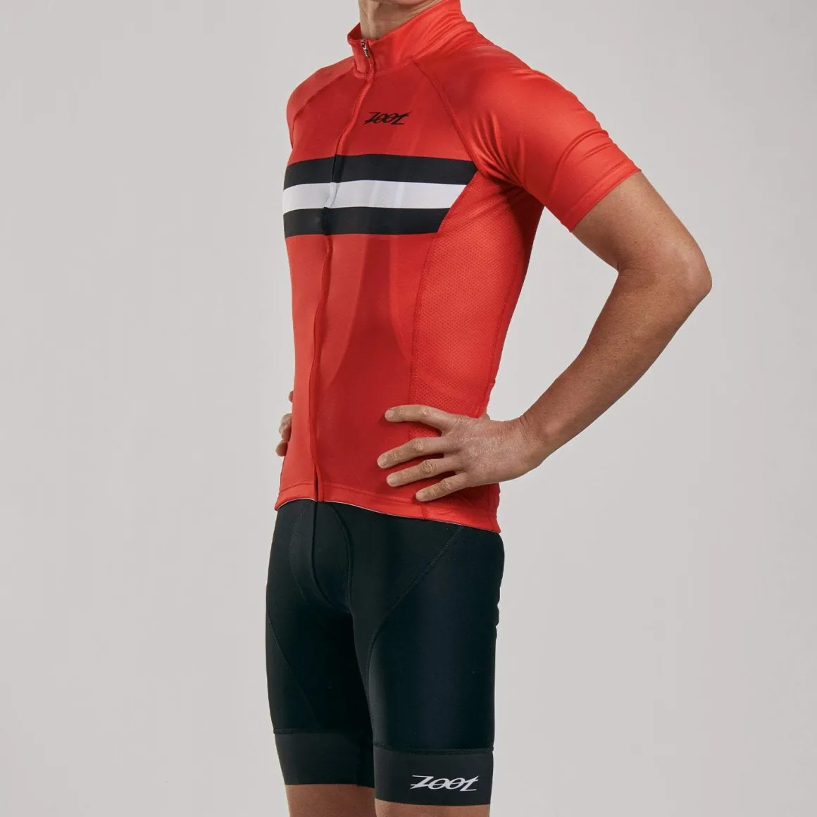 Mens Core+ Cycle Jersey - Cardinal