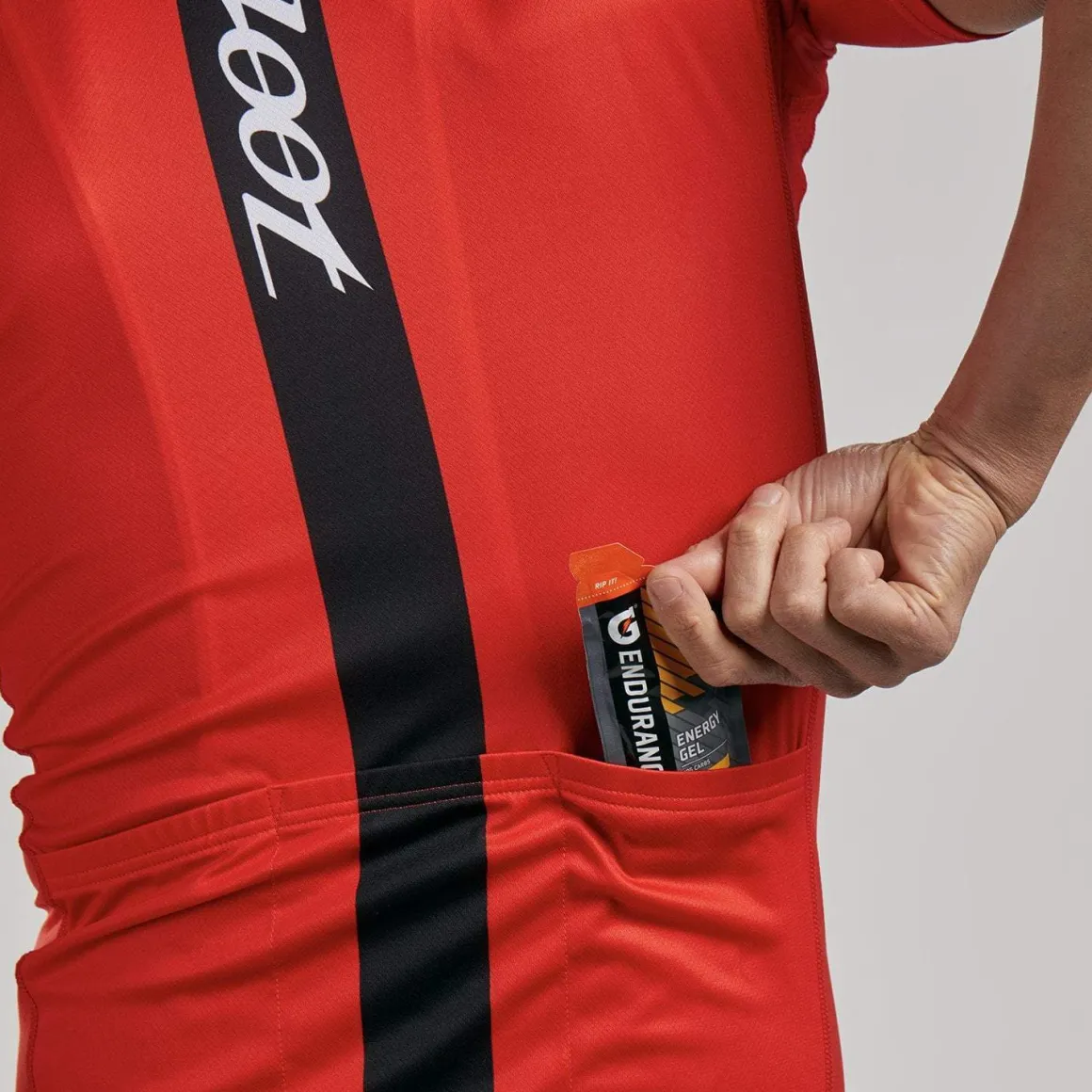 Mens Core+ Cycle Jersey - Cardinal