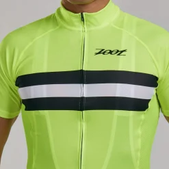 Mens Core+ Cycle Jersey - Safety Yellow