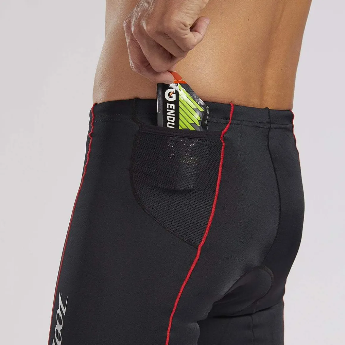 Mens Core+ Tri 9" Short - Cardinal