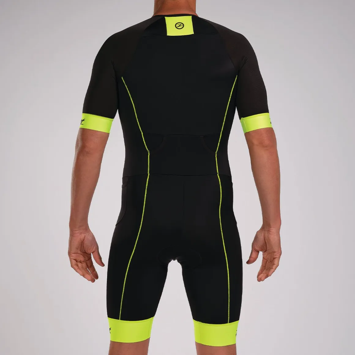 Mens Core+ Tri Aero Racesuit - - Safety Yellow