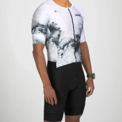 Men's Elite 2.0 Tri Aero FZ Racesuit - White Hot