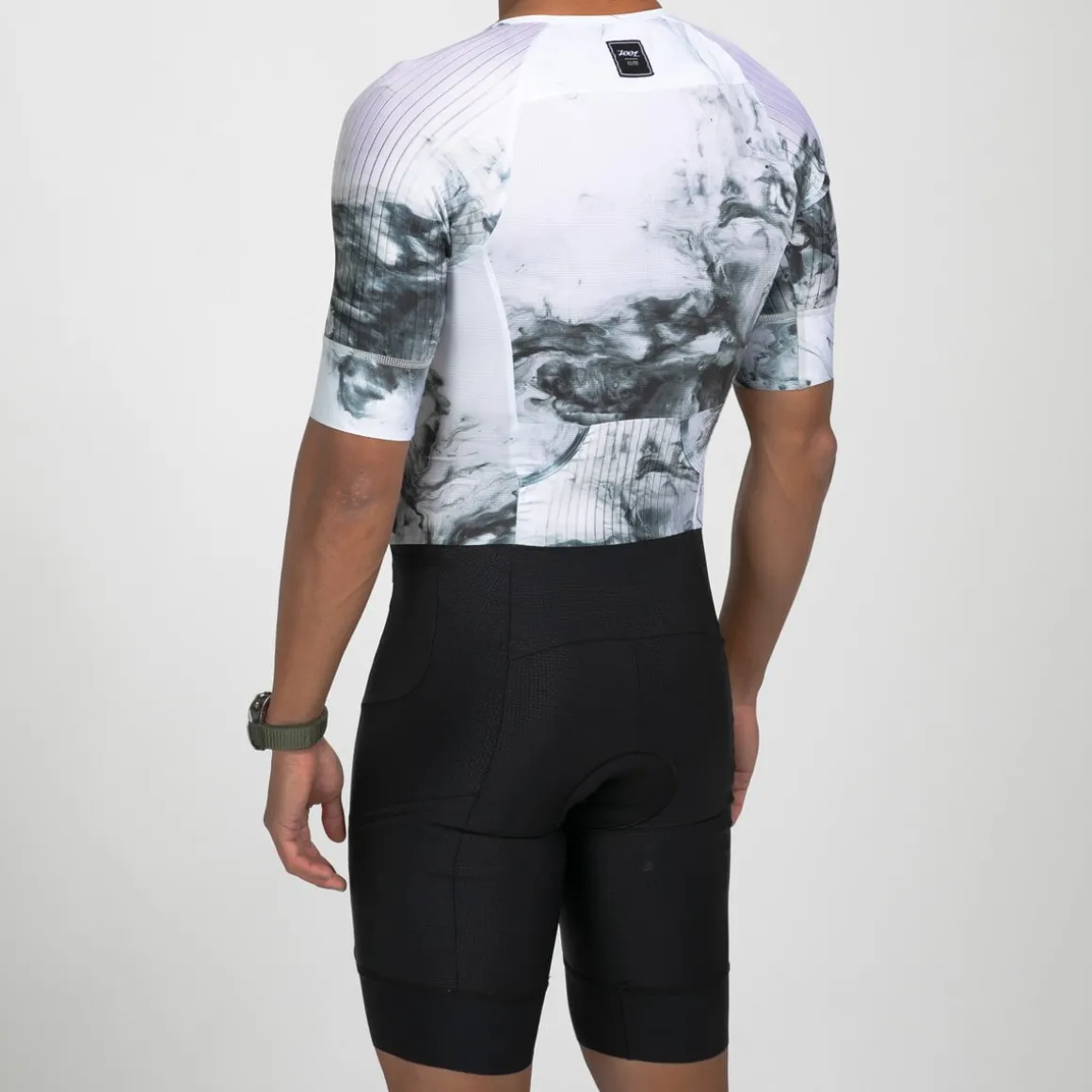 Men's Elite 2.0 Tri Aero FZ Racesuit - White Hot