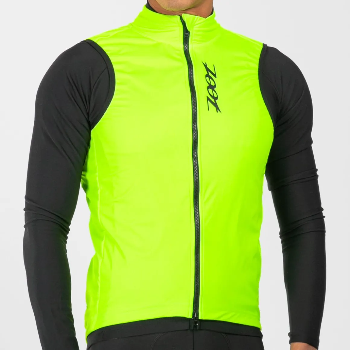 Men's Elite Cycle Vest - Safety Yellow