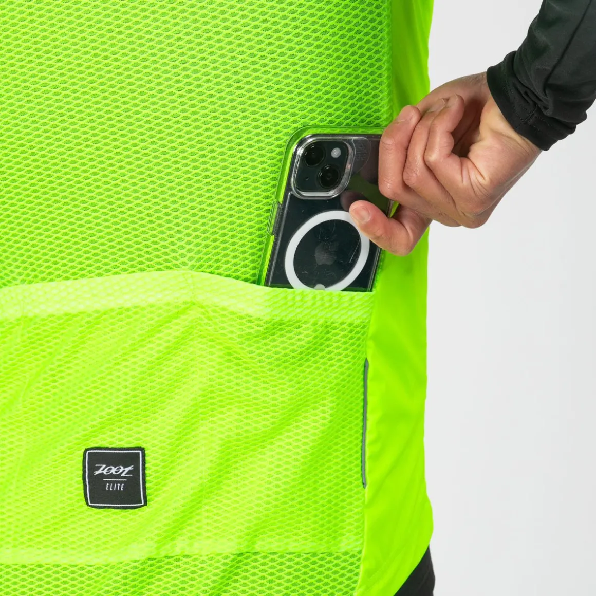 Men's Elite Cycle Vest - Safety Yellow