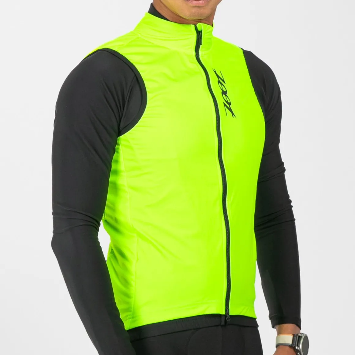Men's Elite Cycle Vest - Safety Yellow