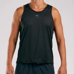 Men's Elite Run Singlet - Black
