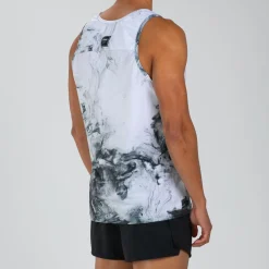 Men's Elite Run Singlet - White Hot