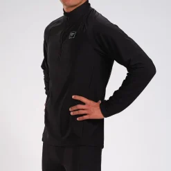 Men's Elite Run Thermo 1/2 Zip - Black