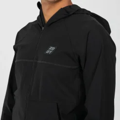 Men's Elite Run Track Jacket - Jet Black