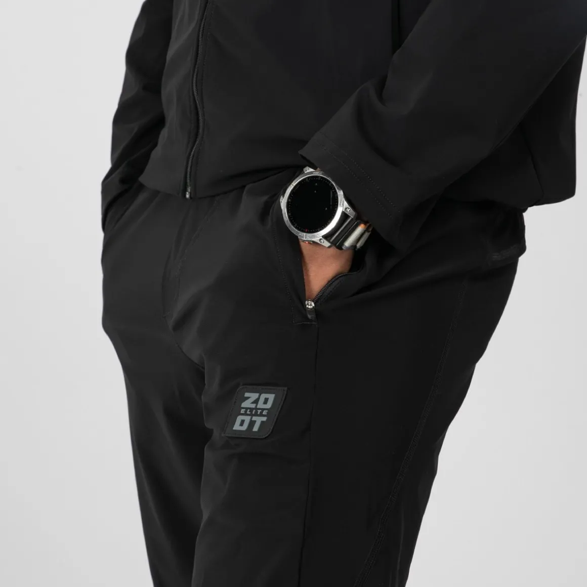 Men's Elite Run Track Pant - Jet Black