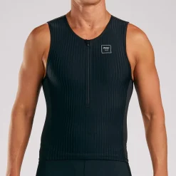 Men's Elite Tri Tank - Black