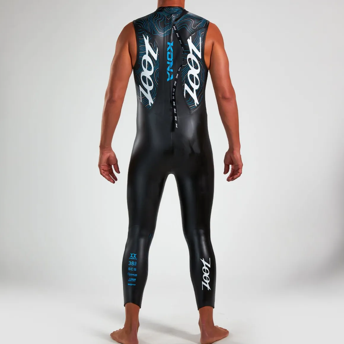 Men's Kona Sleeveless 2.0 Wetsuit - Ocean Blue