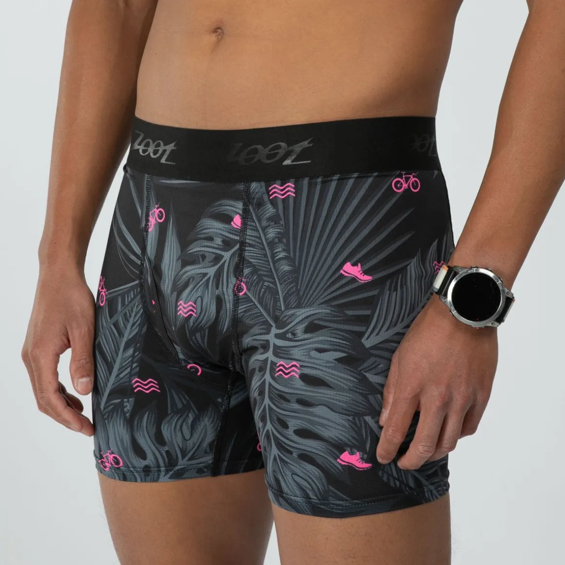 Men's Ltd Boxer Brief - Pink Palms