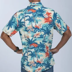 Men's Ltd Button Up Party Shirt - Vintage Hula