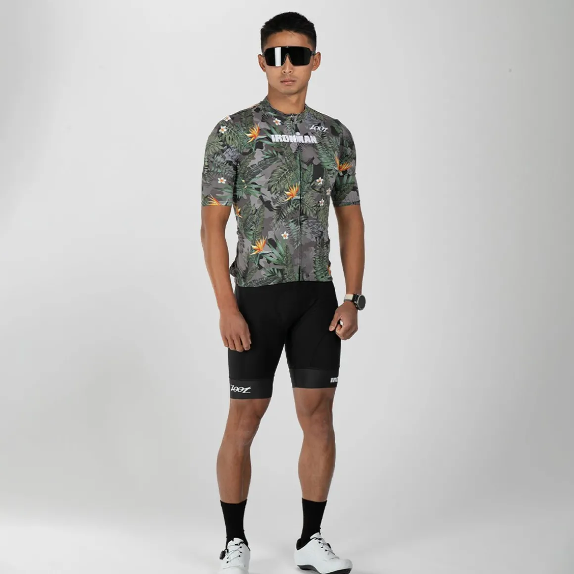 Men's Ltd Cycle Exos Bib Black - Ironman