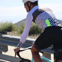 Men's Ltd Cycle Sun Stop Ls Jersey - White