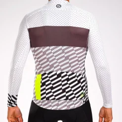 Men's Ltd Cycle Sun Stop Ls Jersey - White