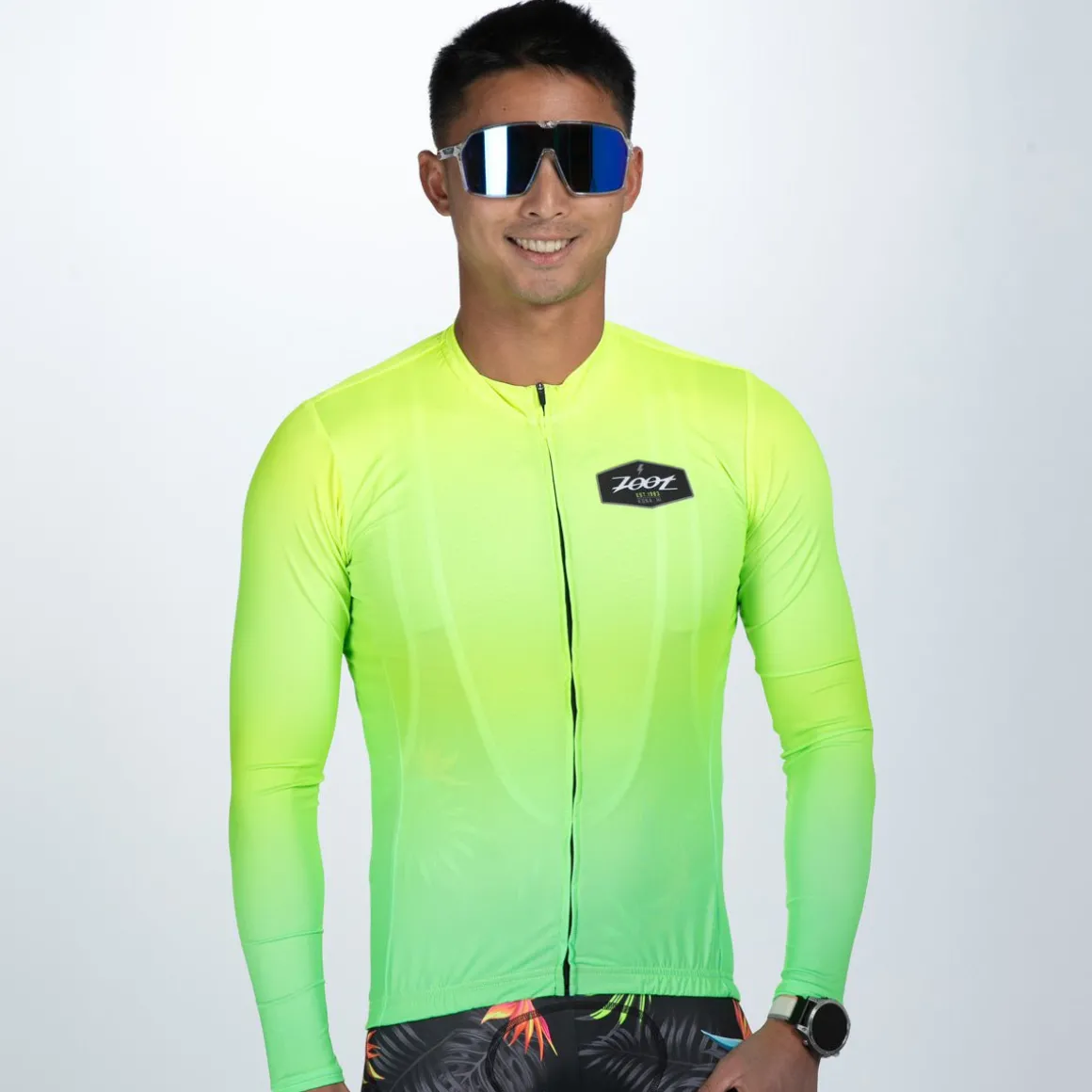 Men's Ltd Cycle Sun Stop Ls Jersey - Tropical Magic