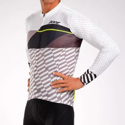 Men's Ltd Cycle Sun Stop Ls Jersey - White