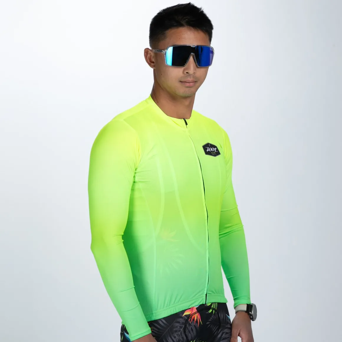 Men's Ltd Cycle Sun Stop Ls Jersey - Tropical Magic