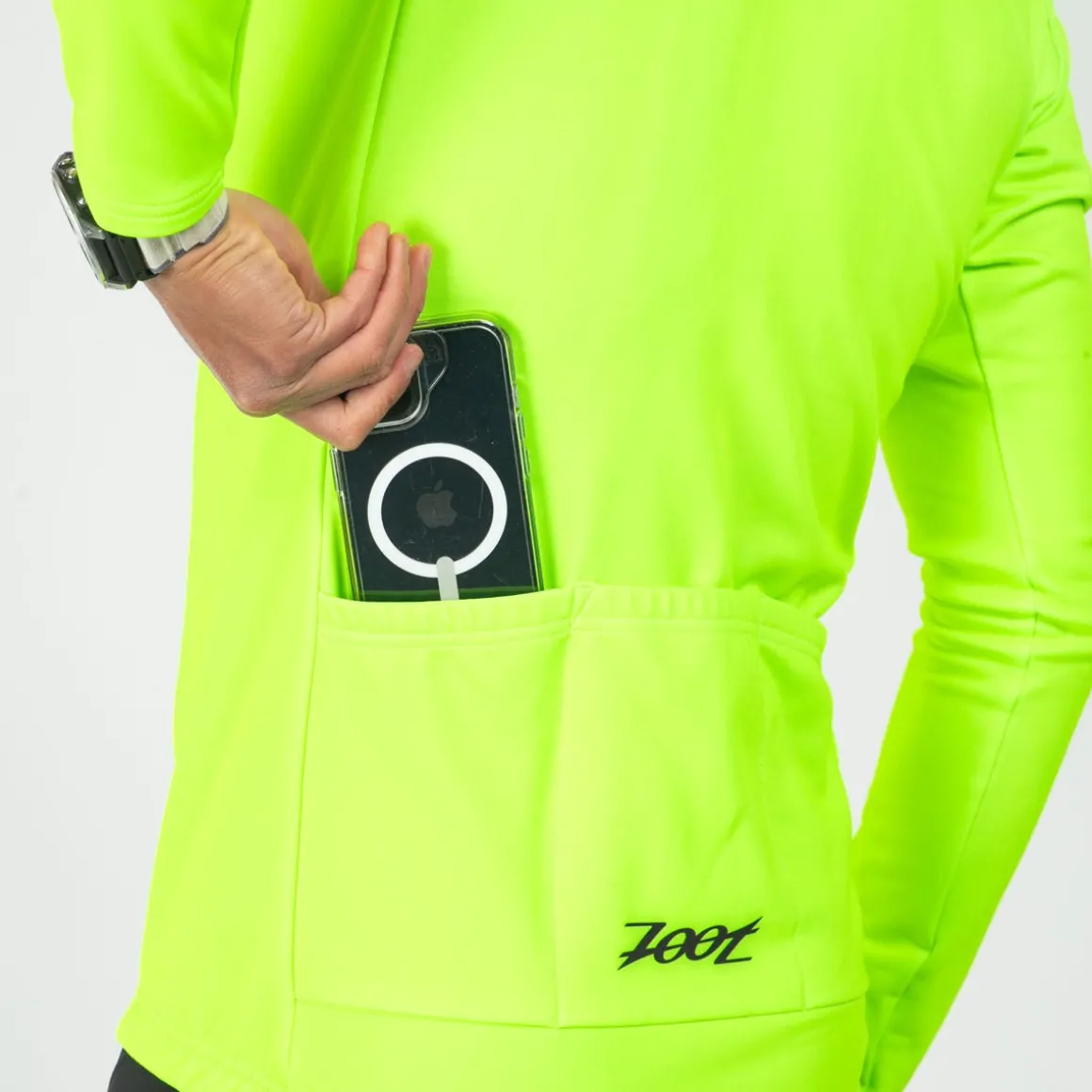 Men's Ltd Cycle Thermo Jersey - Safety Yellow