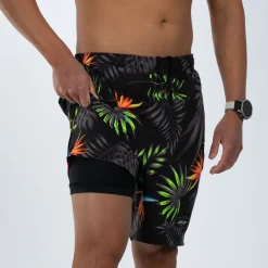 Men's Ltd Run 8" Short 2 in 1 - Tropical Magic