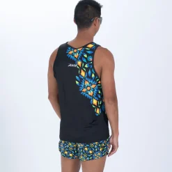 Men's Ltd Run Singlet - Kaleidoscope
