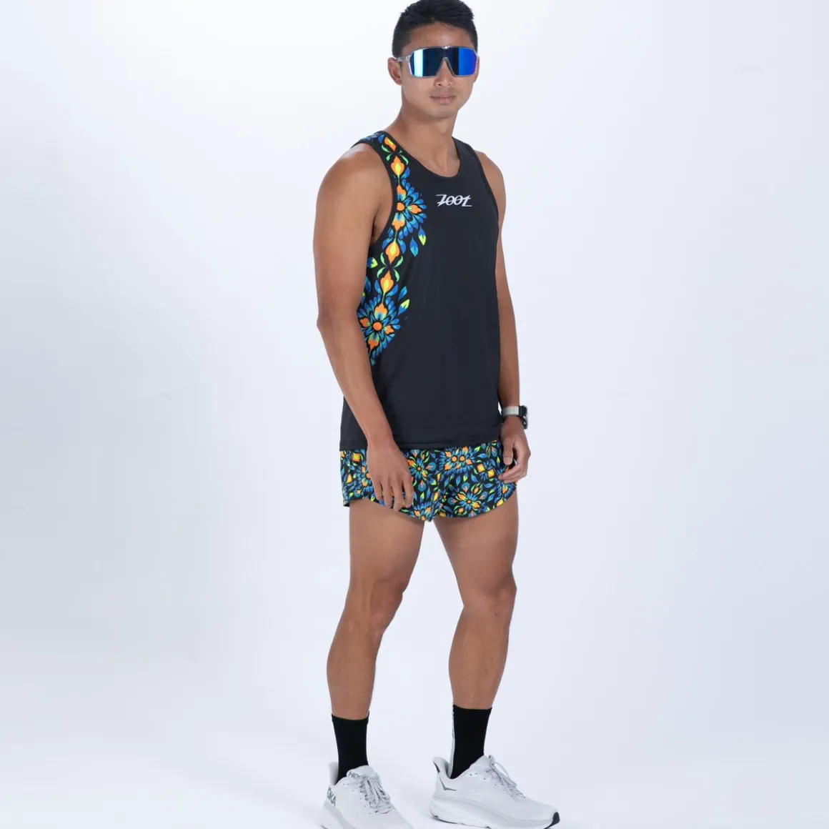 Men's Ltd Run Singlet - Kaleidoscope