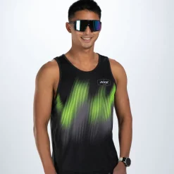 Men's Ltd Run Singlet - Tropical Magic