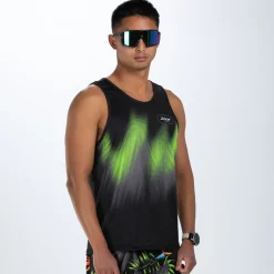 Men's Ltd Run Singlet - Tropical Magic