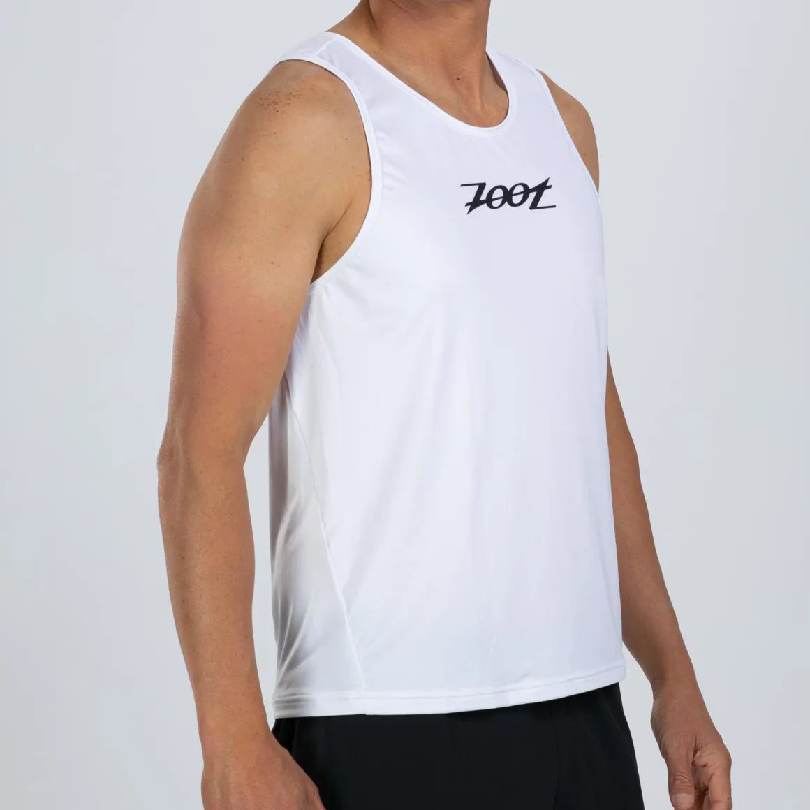 Men's Ltd Run Singlet - White