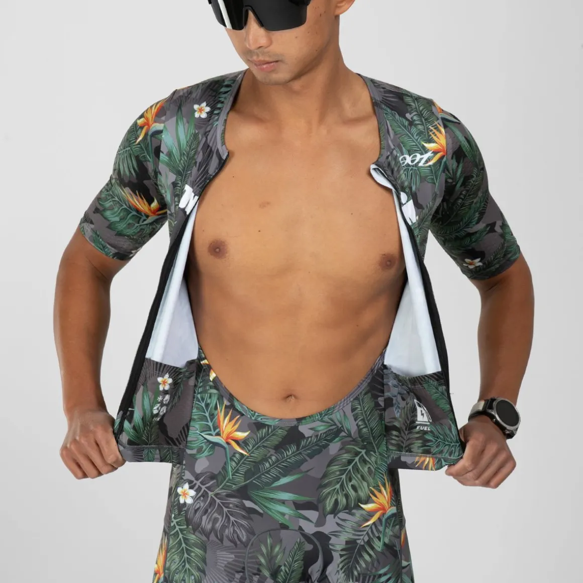 Men's Ltd Tri Aero Fz Racesuit - IM Strength