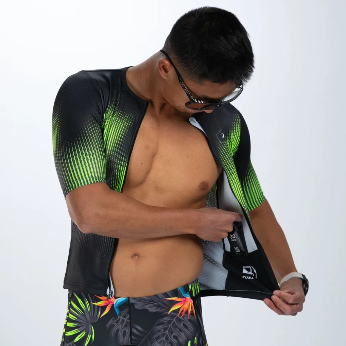 Men's Ltd Tri Aero Jersey - Tropical Magic