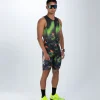 Men's Ltd Tri Aero Slvs Fz Racesuit - Tropical Magic