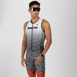 Men's Ltd Tri Aero Slvs Fz Racesuit - IM Endurance