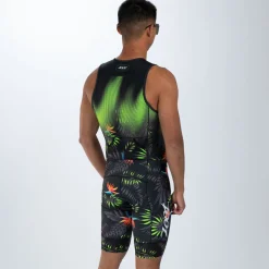 Men's Ltd Tri Aero Slvs Fz Racesuit - Tropical Magic