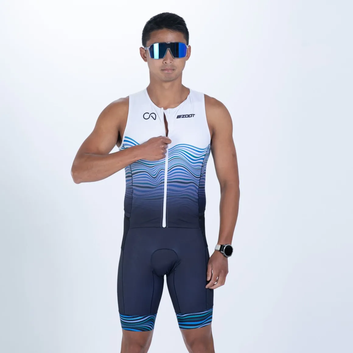 Men's Ltd Tri Aero Slvs Fz Racesuit - Crowie