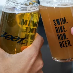 Swim Bike Run Beer - Glass