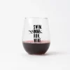 Swim Bike Run Wine - Glass