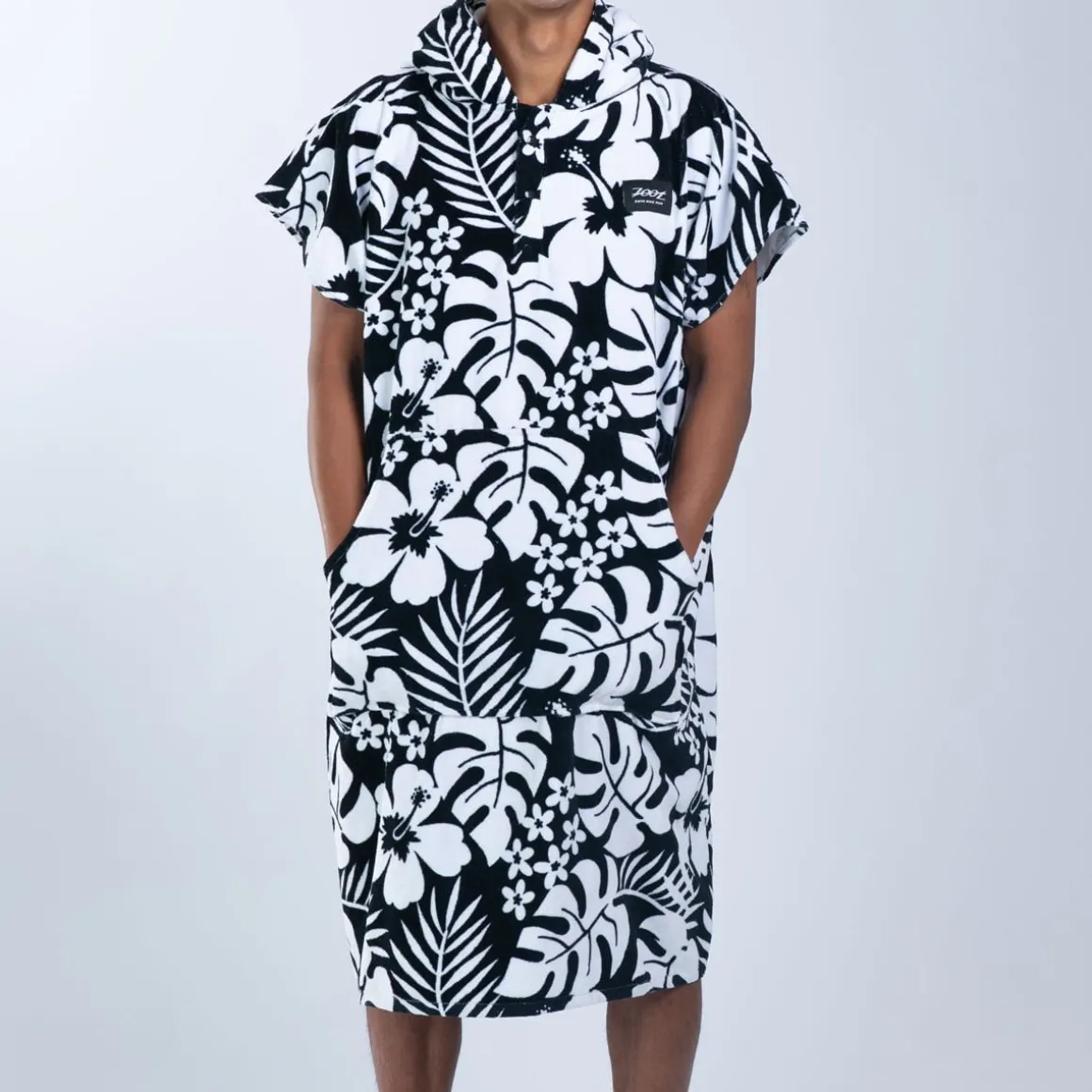 Transition Poncho - Hibiscus