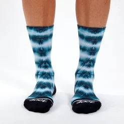 Unisex 6" Sock - Blue Tie Dye