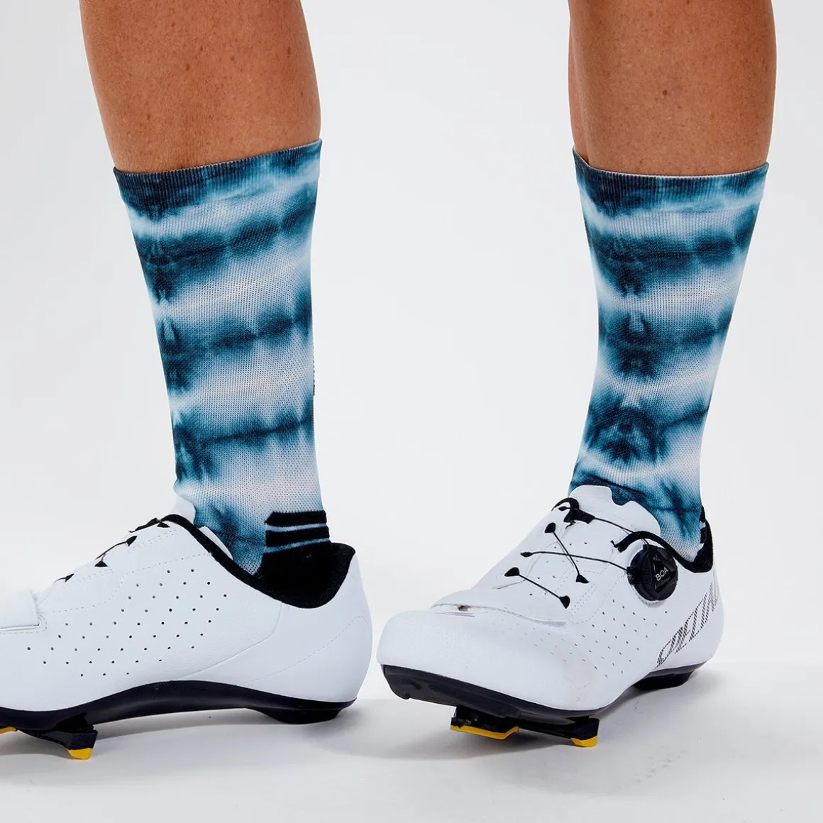 Unisex 6" Sock - Blue Tie Dye