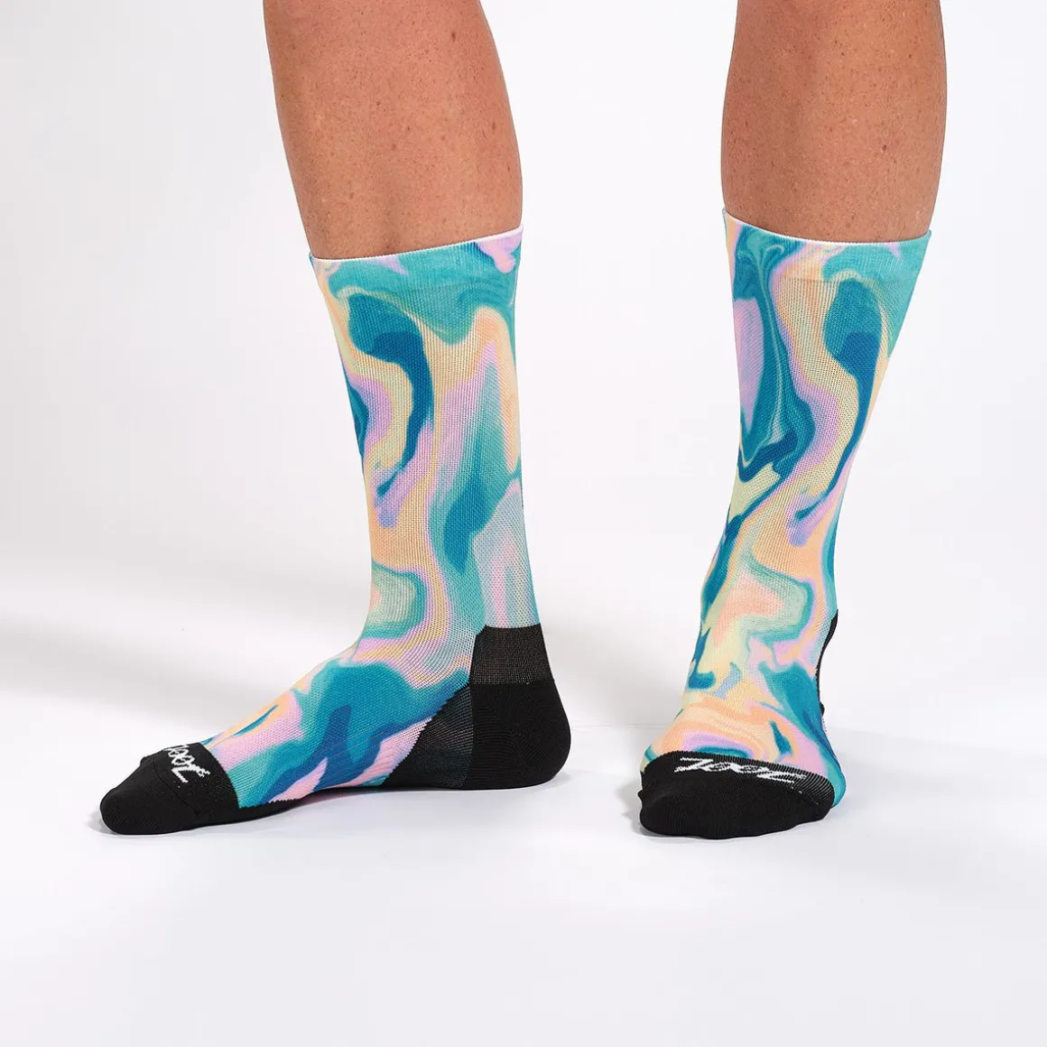 Unisex 6" Sock - Marble