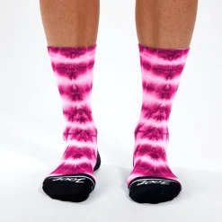 Unisex 6" Sock - Pink Tie Dye