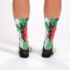 Unisex 6" Sock - White Hawaii