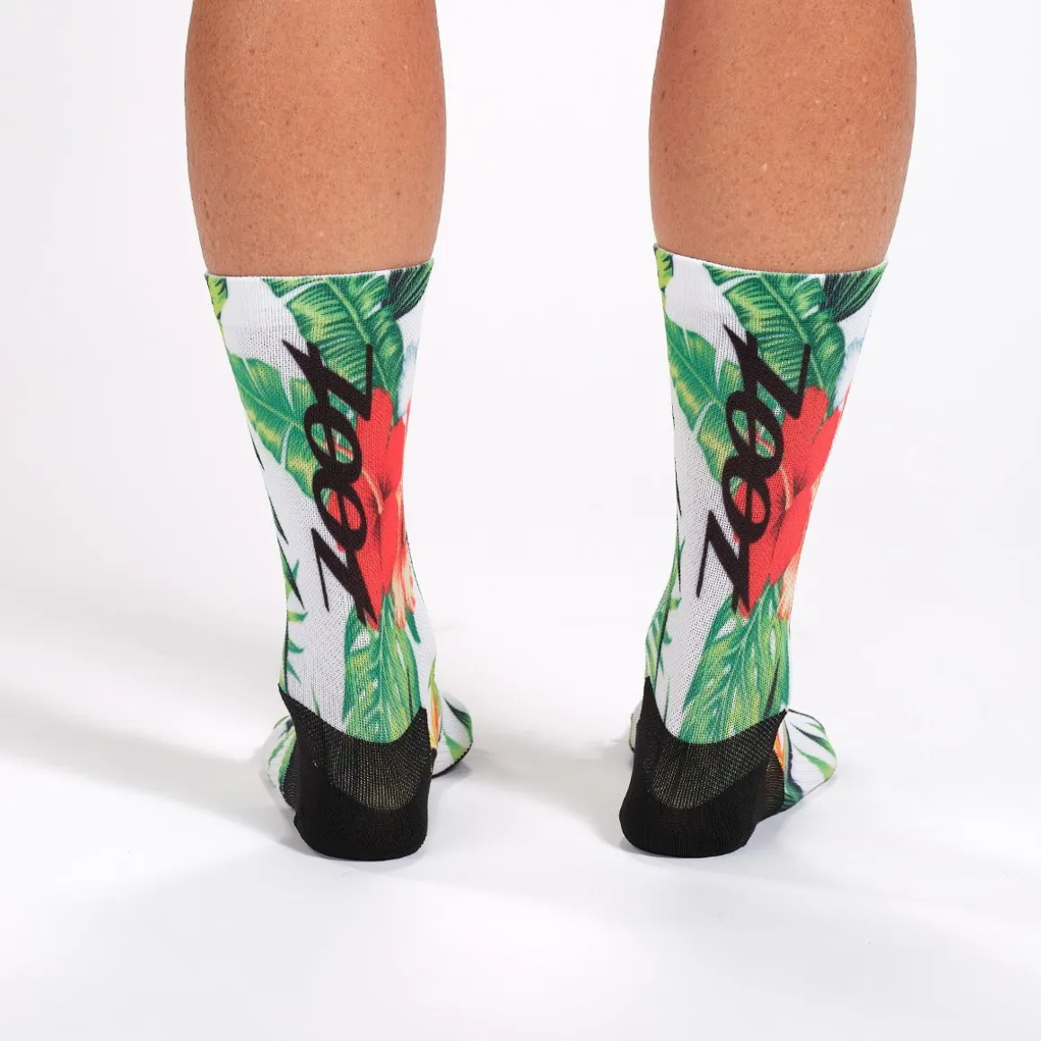 Unisex 6" Sock - White Hawaii