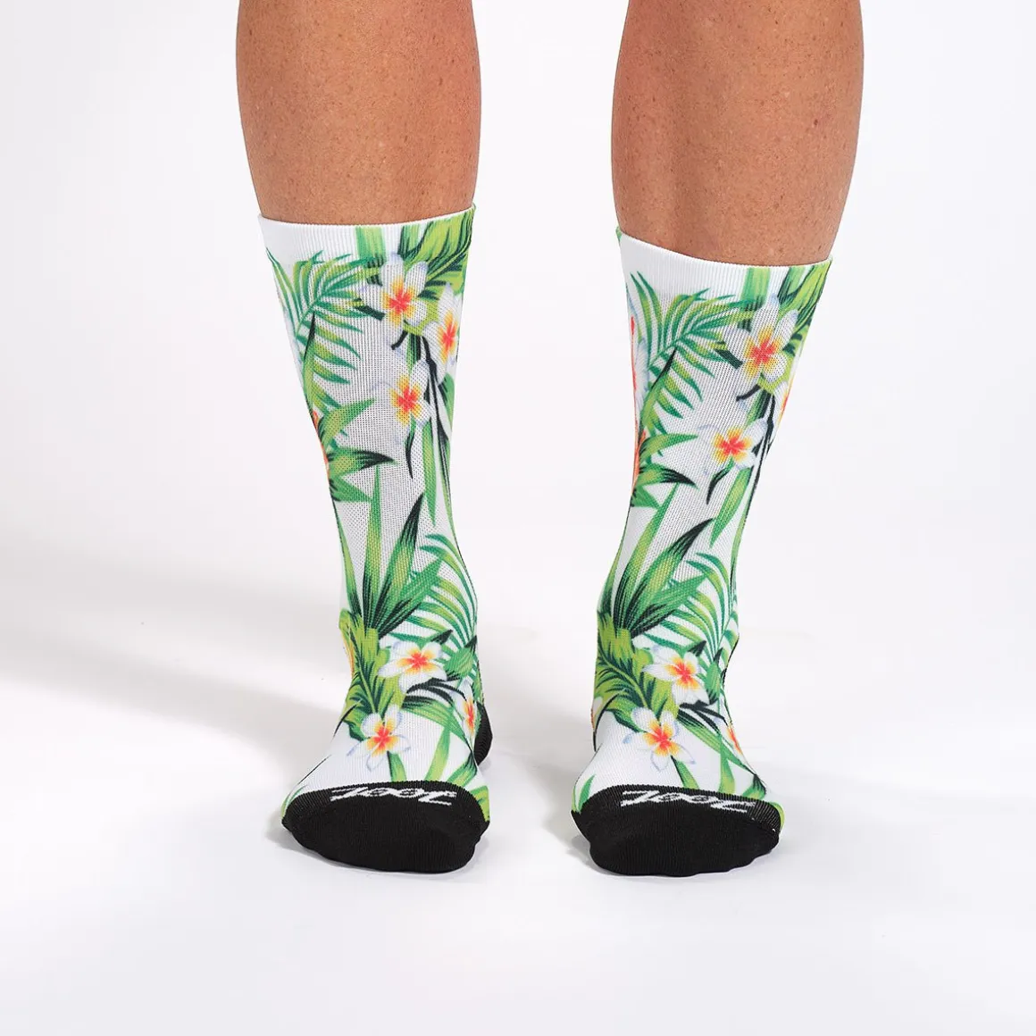 Unisex 6" Sock - White Hawaii