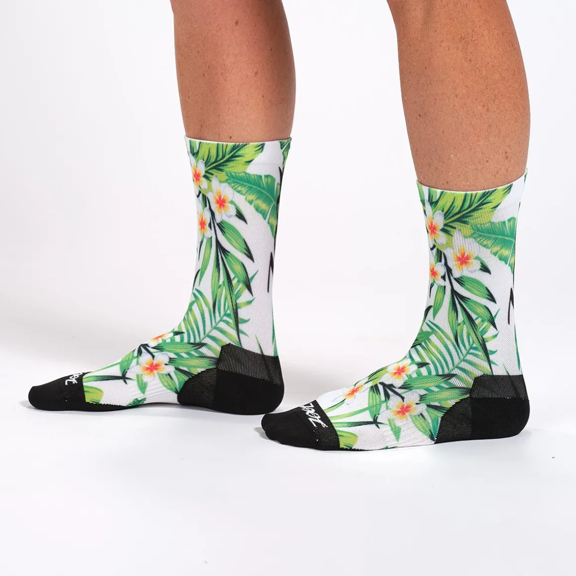 Unisex 6" Sock - White Hawaii