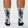 Unisex 6" Sock - White Hot